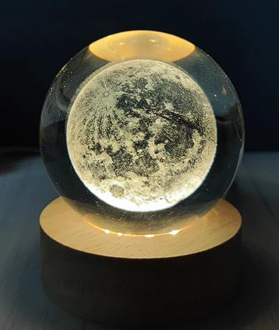 Lámpara de Escritorio Luna 3D Flotante