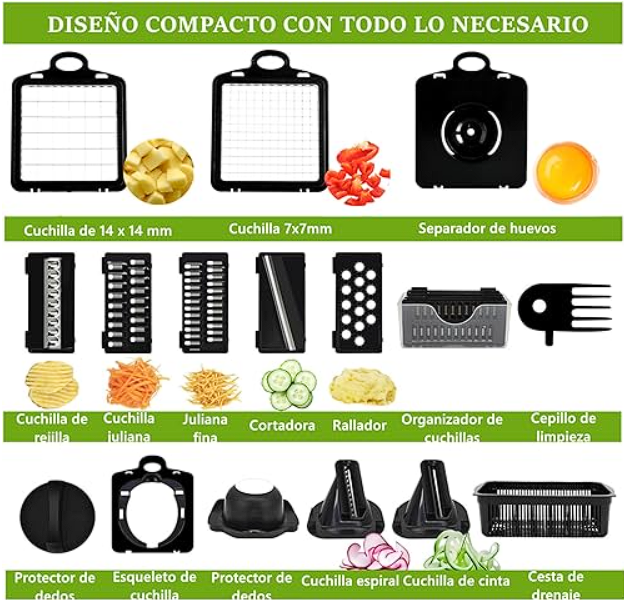 Picadora de verduras multifuncional
